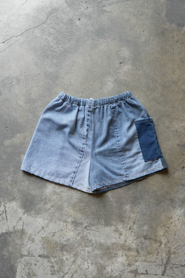Vintage Denim Pieced Short #4