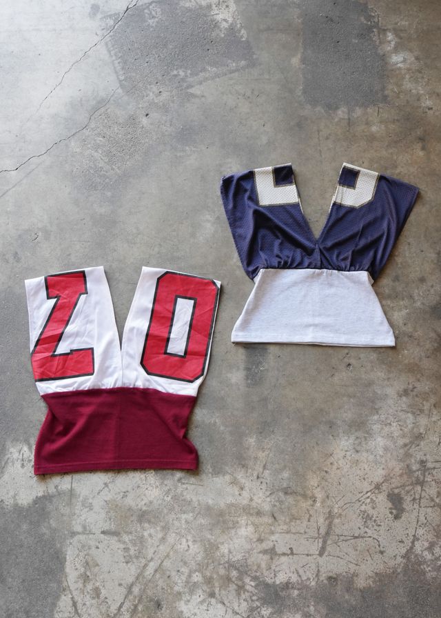 Vintage Sporty Plunge Top #4