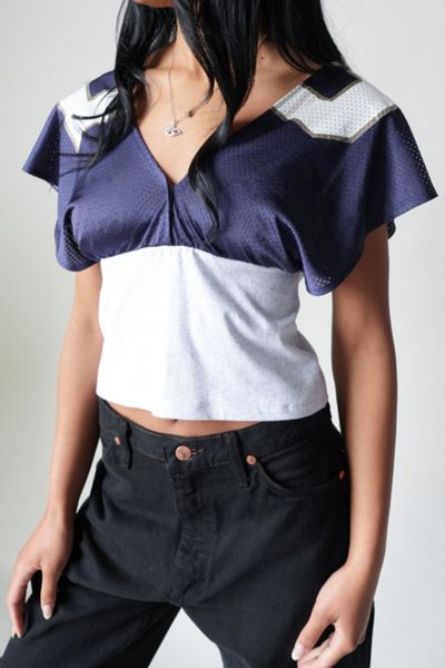Vintage Sporty Plunge Top
