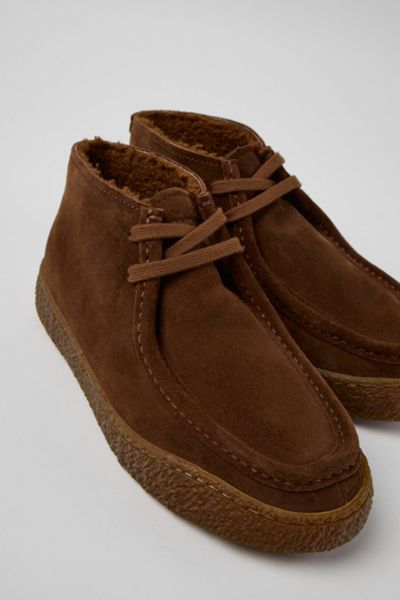 Camper Peu Terreno Suede Ankle Shoes