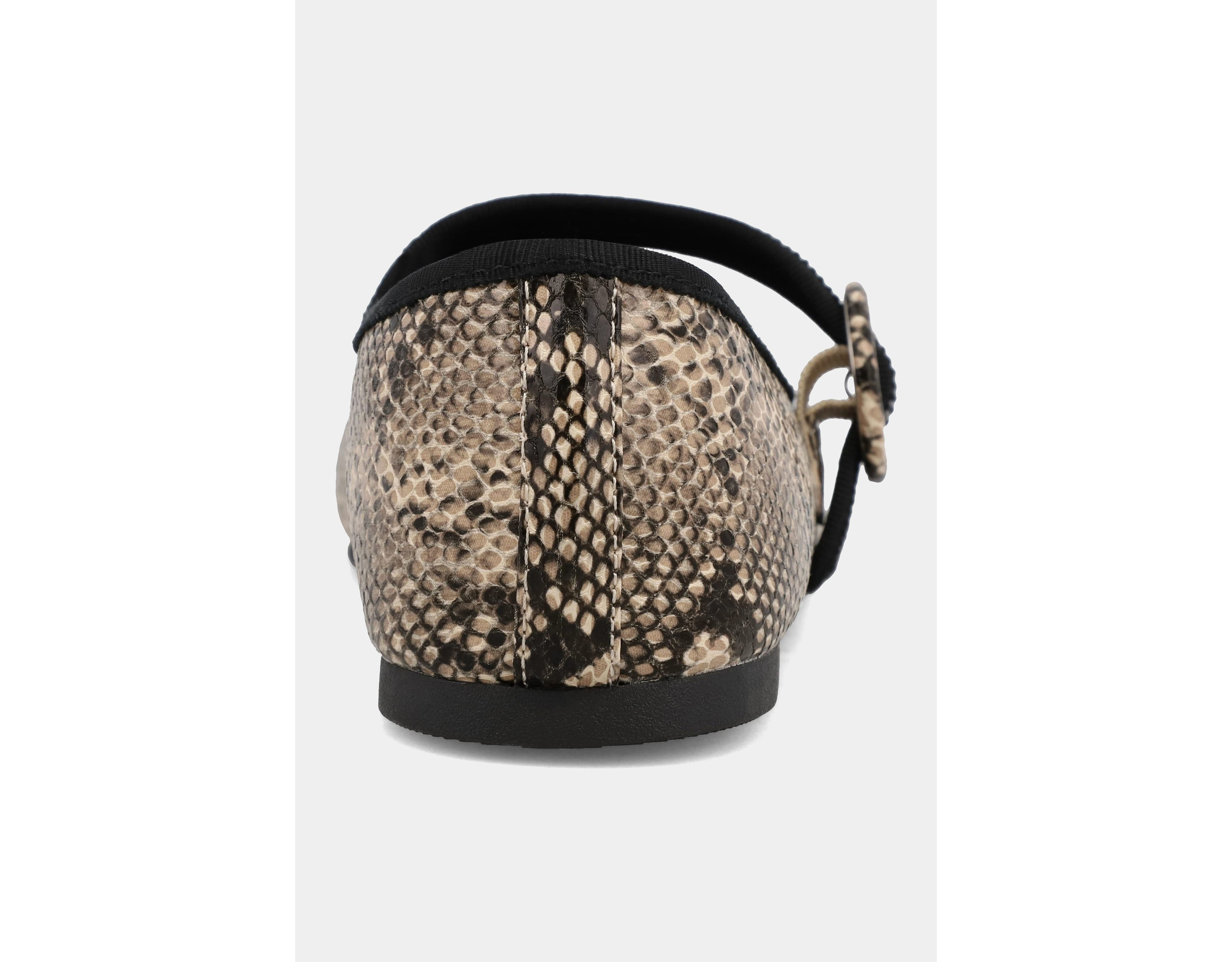 MIA Miya Animal Print Mary Jane Flat