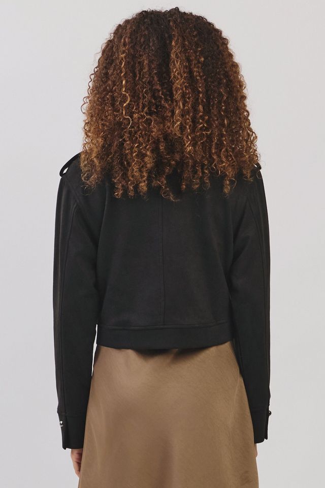 Personal Code Napoleon Suede Military Button Jacket #4