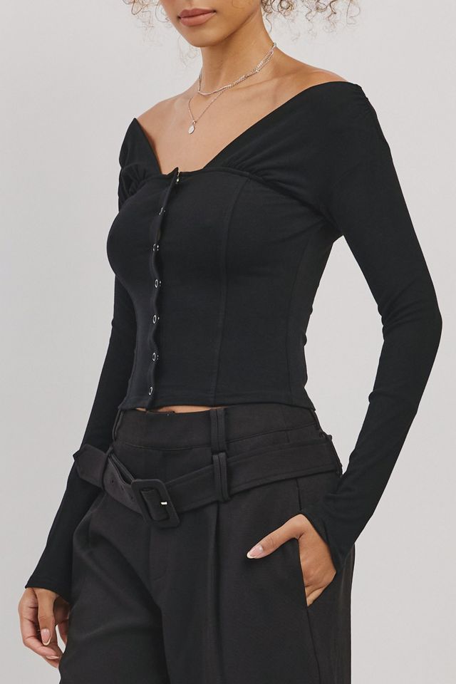 Personal Code Sophie Ruched Off Shoulder Top #1
