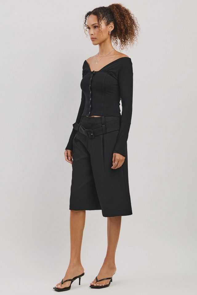 Personal Code Sophie Ruched Off Shoulder Top #3