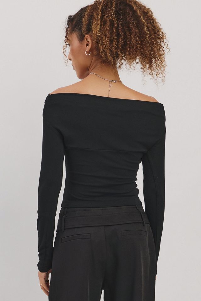 Personal Code Sophie Ruched Off Shoulder Top #4