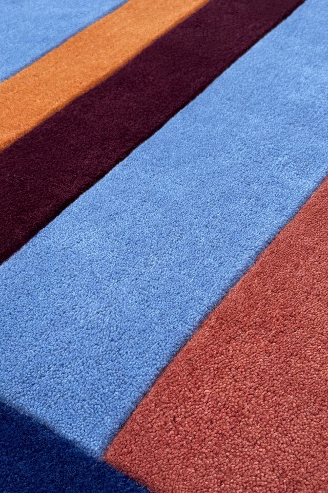 Jubi Color Study Round Hand-Tufted Wool Rug #2