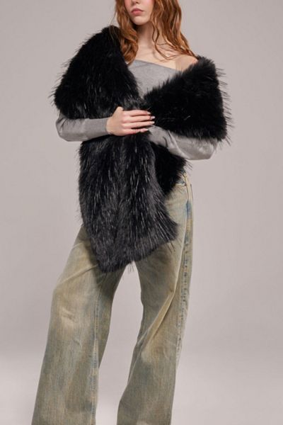 Azalea Wang Starlet Faux Fur Scarf