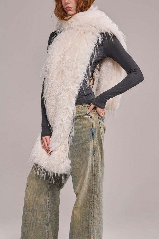 Azalea Wang Starlet Faux Fur Scarf #2