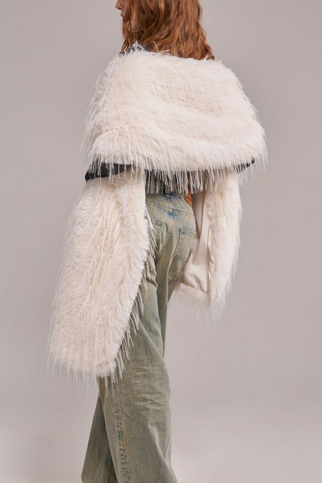 Azalea Wang Starlet Faux Fur Scarf #3