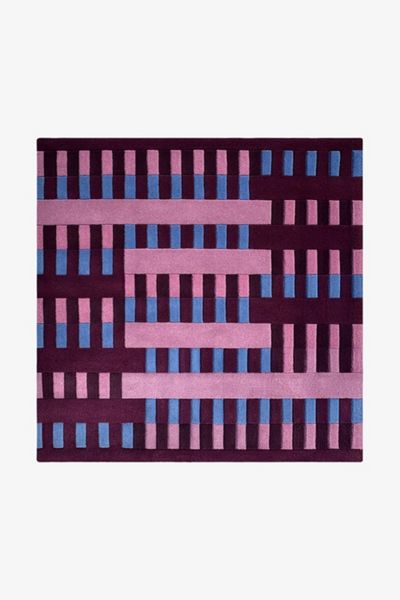 Jubi Interval Square Hand-Tufted Wool Rug