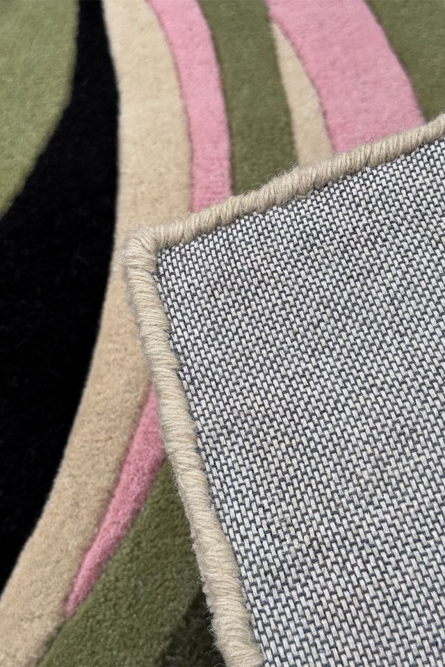 Jubi Oasis Hand-Tufted Abstract Wool Area Rug #2