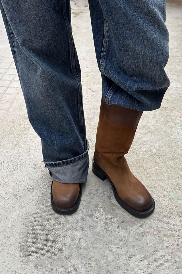 ALOHAS Sajan Vintage Effect Suede Boots #1