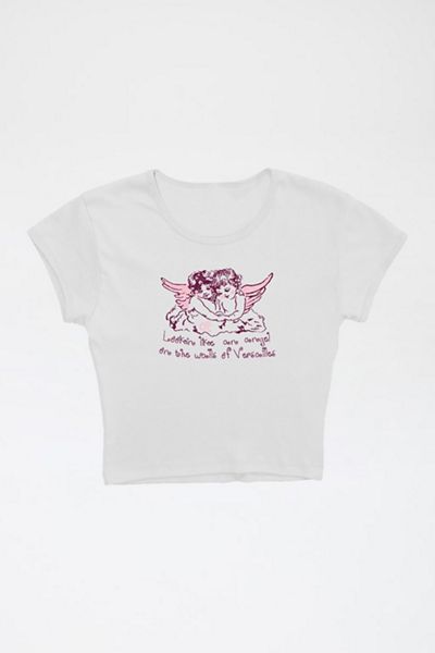 Olivia Rodrigo UO Exclusive drop dead Graphic Baby Tee