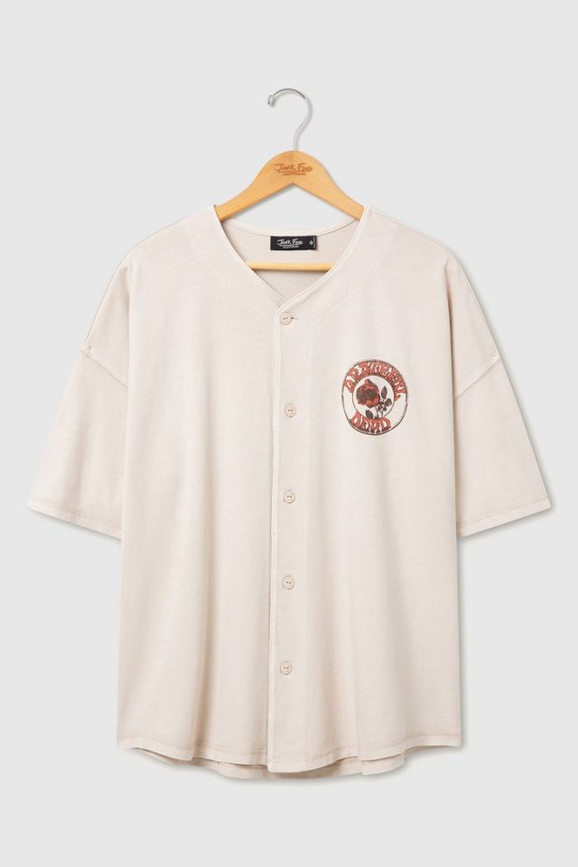 Junk Food Grateful Dead American Beauty Baseball Jersey #1