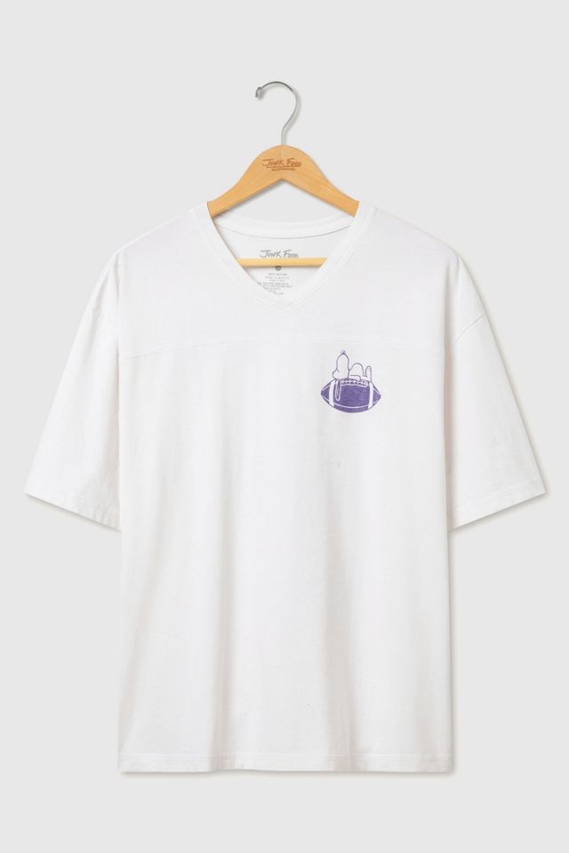 Junk Food Snoopy Go Team Go Football Tee #1