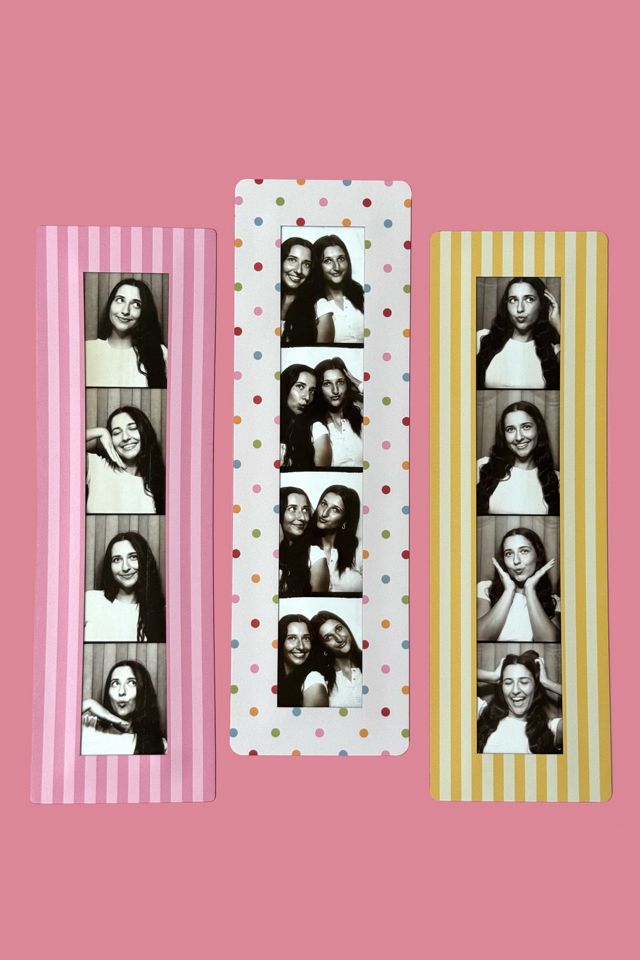 peachcreamprints Vintage Photobooth Frame Magnets (4-Photo Strip) #4