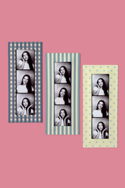 peachcreamprints Digital Photobooth Frame Magnets (3-Photo Strip) in Butter Blue at Urban Outfitters