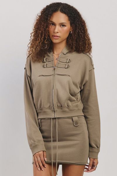 Personal Code Mona Utility Zip Up Hoodie