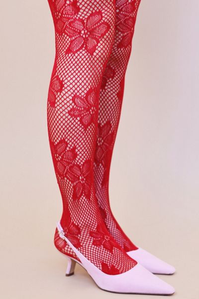 Petit Moments Floral Lace Tights