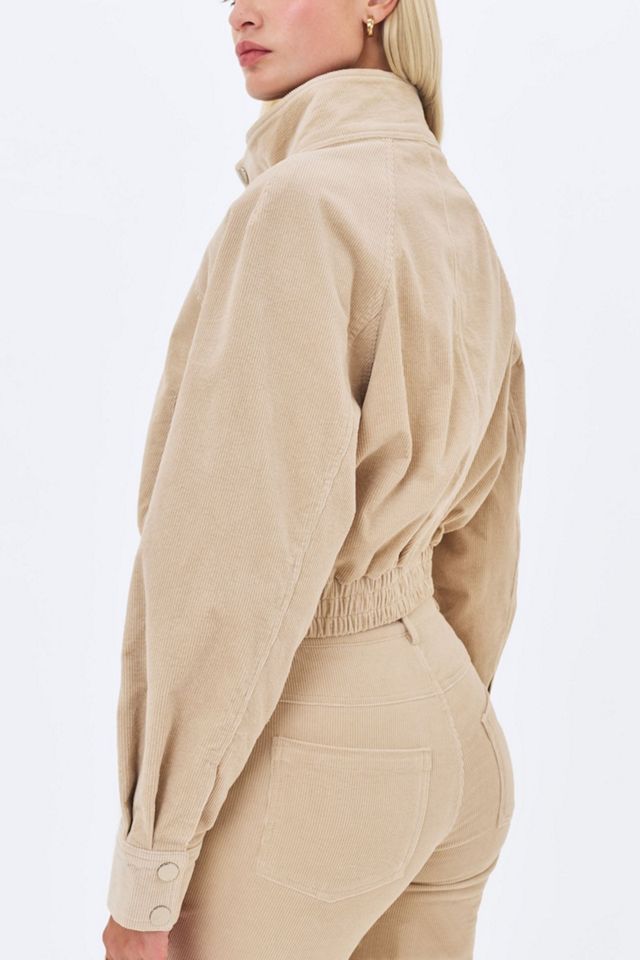 Miss Circle Romilly Cotton Corduroy Funnel Collar Jacket #1
