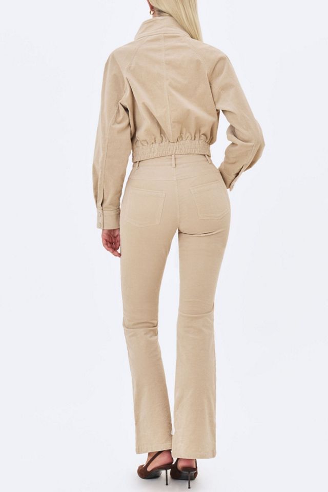 Miss Circle Romille Cotton Corduroy Low-Rise Boot Cut Pants #3