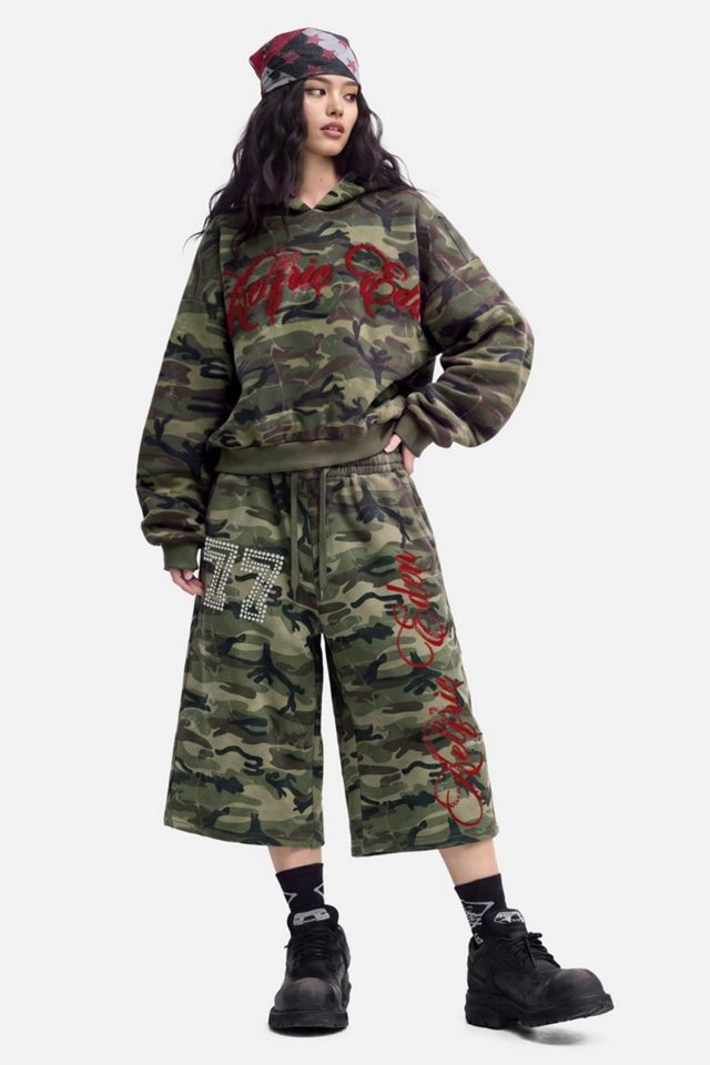 Aelfric Eden Camo Logo Studded Hoodie #1