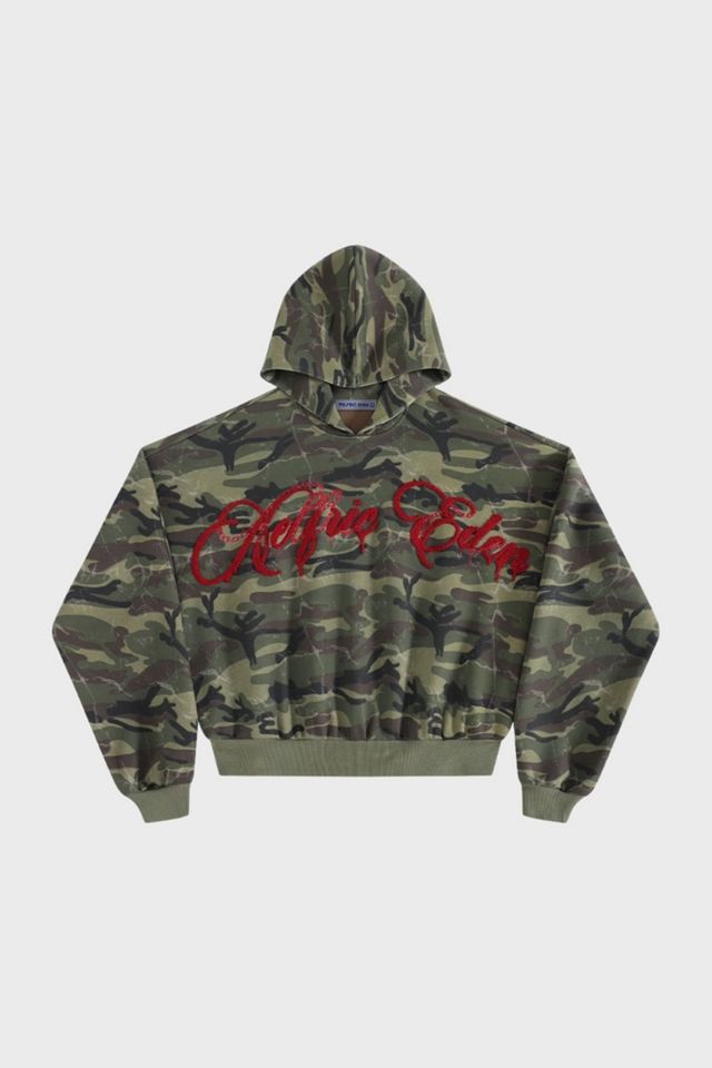 Aelfric Eden Camo Logo Studded Hoodie #3