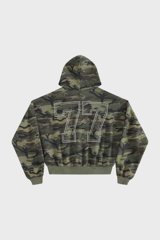 Aelfric Eden Camo Logo Studded Hoodie #4