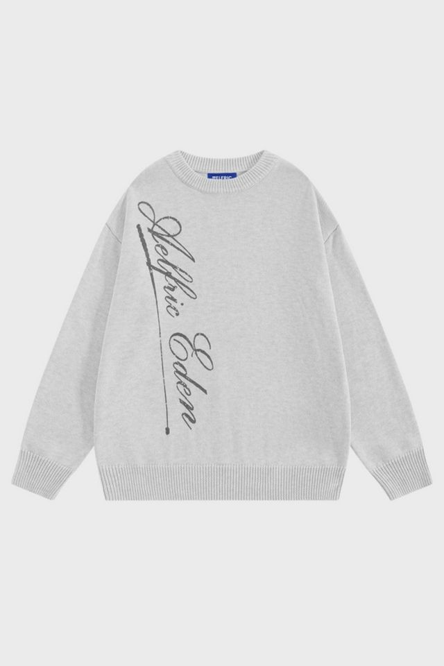 Aelfric Eden Script Graphic Sweater #3