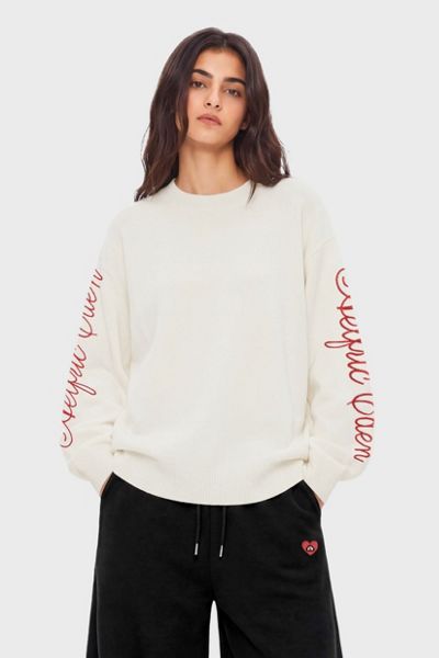 Aelfric Eden Script Embroidery Sweater