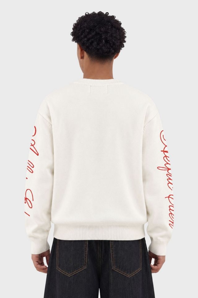 Aelfric Eden Script Embroidery Sweater #2
