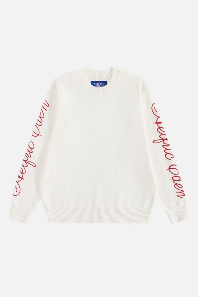 Aelfric Eden Script Embroidery Sweater #3