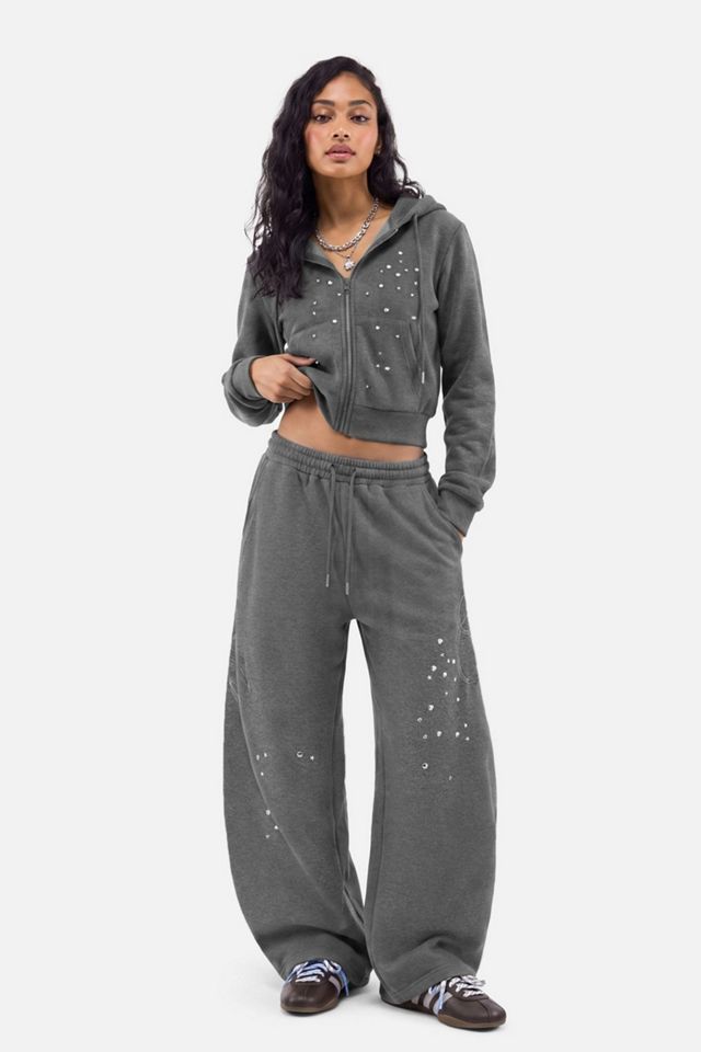 Aelfric Eden Studded Baggy Barrel Sweatpants #1