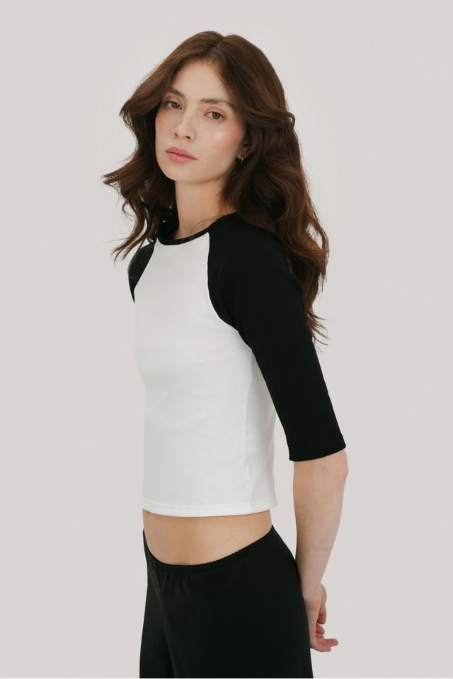 Mpaz Studio Brooke 3/4 Sleeve Raglan Top #1