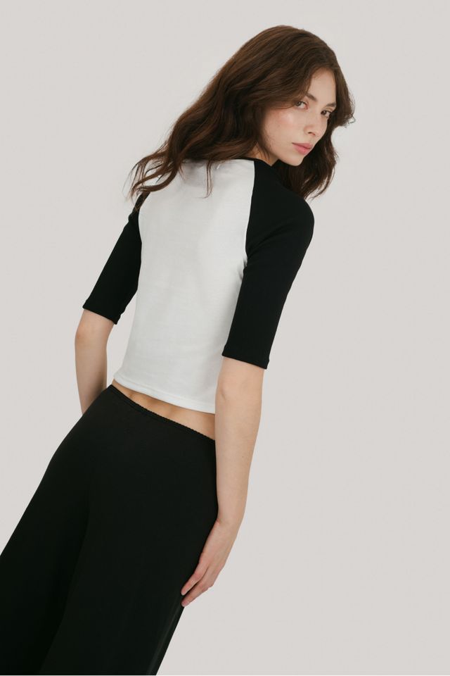 Mpaz Studio Brooke 3/4 Sleeve Raglan Top #2