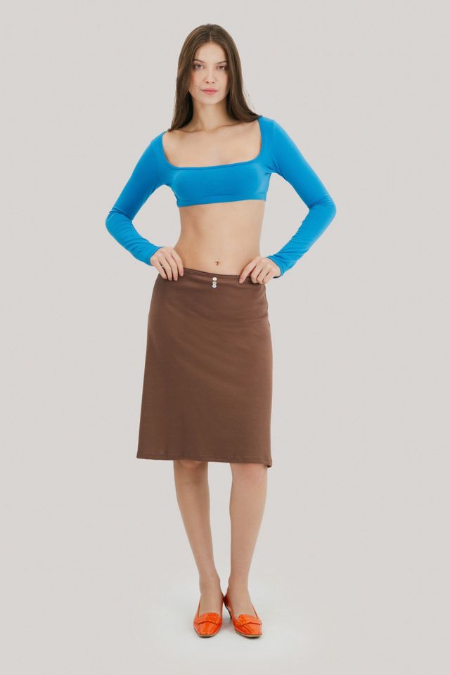 Mpaz Studio Pauline Long Sleeve Ultra Crop Top #4