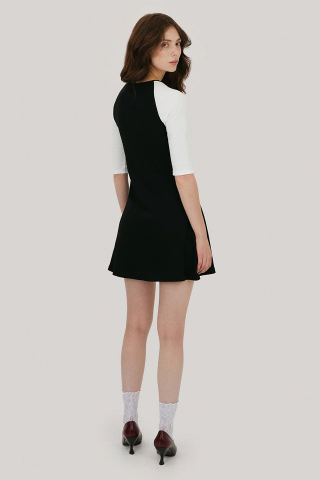 Mpaz Studio The 3/4 Sleeve Raglan Mini Dress #4