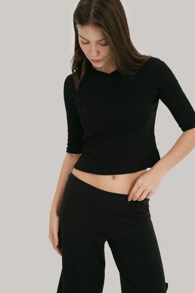 Mpaz Studio Vera 3/4 Sleeve V-Neck Top #2