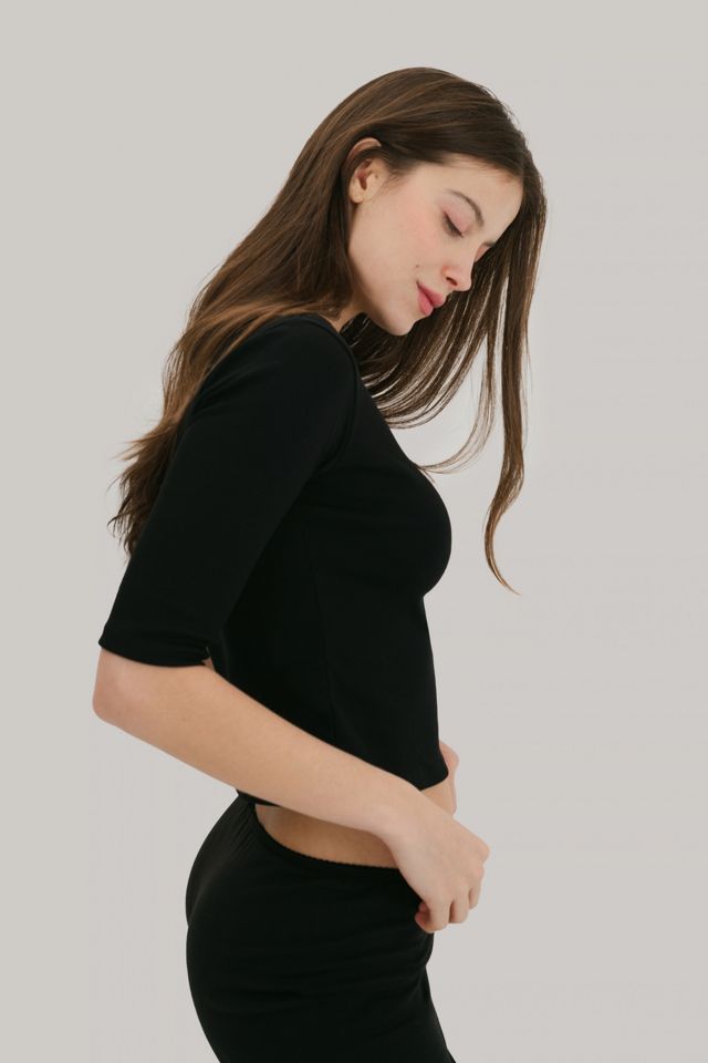 Mpaz Studio Vera 3/4 Sleeve V-Neck Top #3