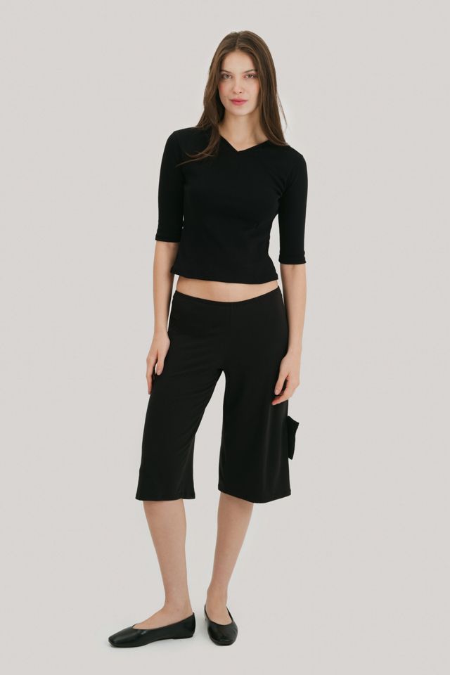 Mpaz Studio Vera 3/4 Sleeve V-Neck Top #4