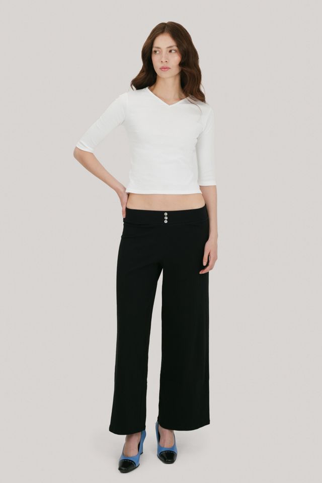Mpaz Studio Vera 3/4 Sleeve V-Neck Top #4