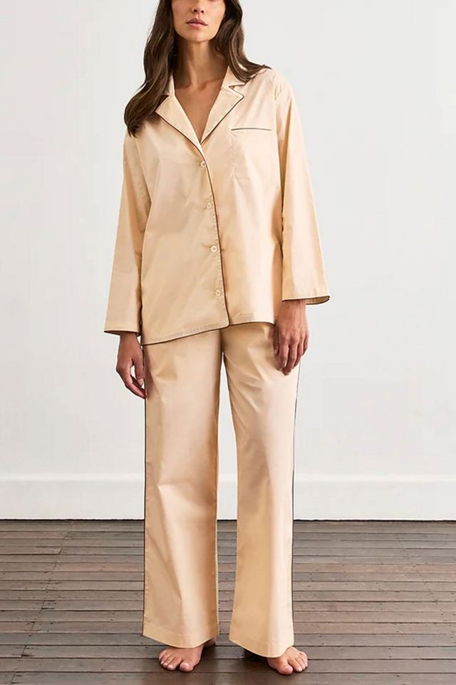 Bed Threads Piped Long Sleeve Pajama Shirt #3