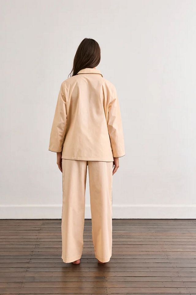 Bed Threads Piped Long Sleeve Pajama Shirt #4