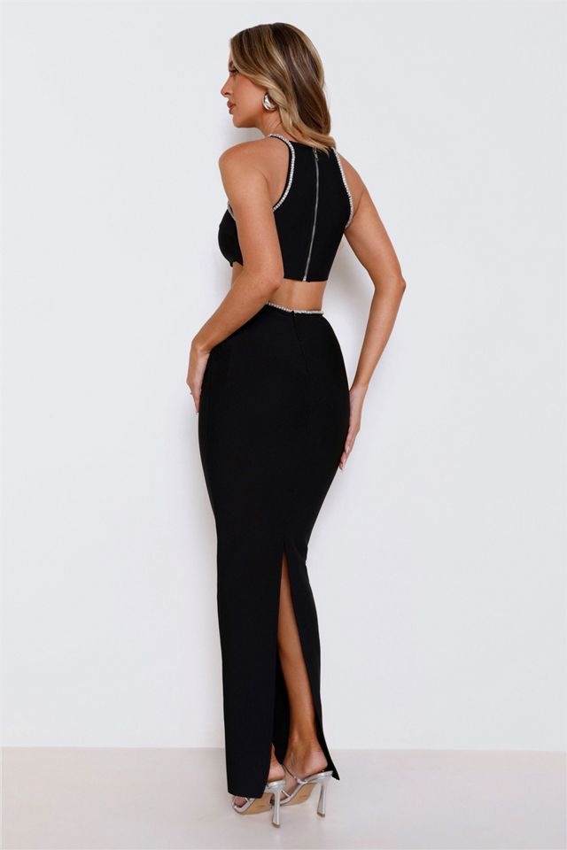 Hello Molly Diamond Charm Bandage Maxi Dress #2