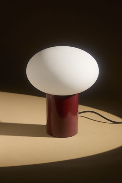 Brightech Ivy LED Frosted Glass Shade Table Lamp