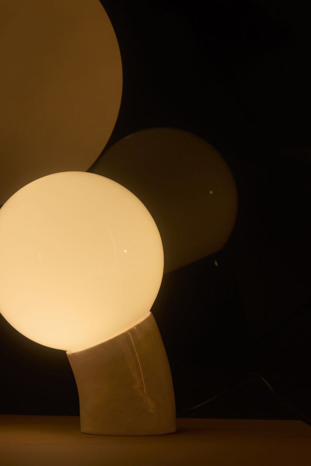 Brightech Vino LED Frosted Globe Shade Table Lamp #1