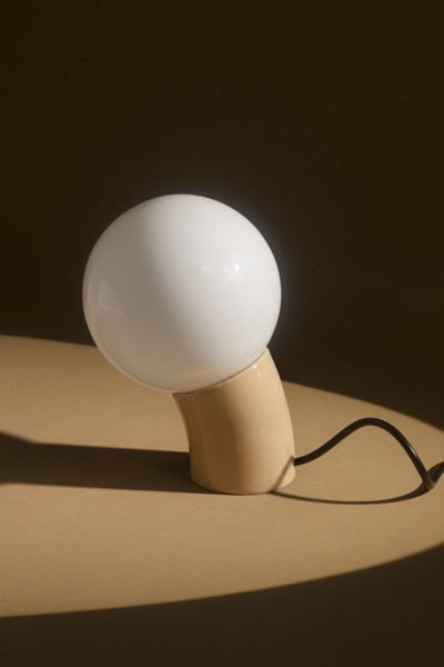 Brightech Vino LED Frosted Globe Shade Table Lamp