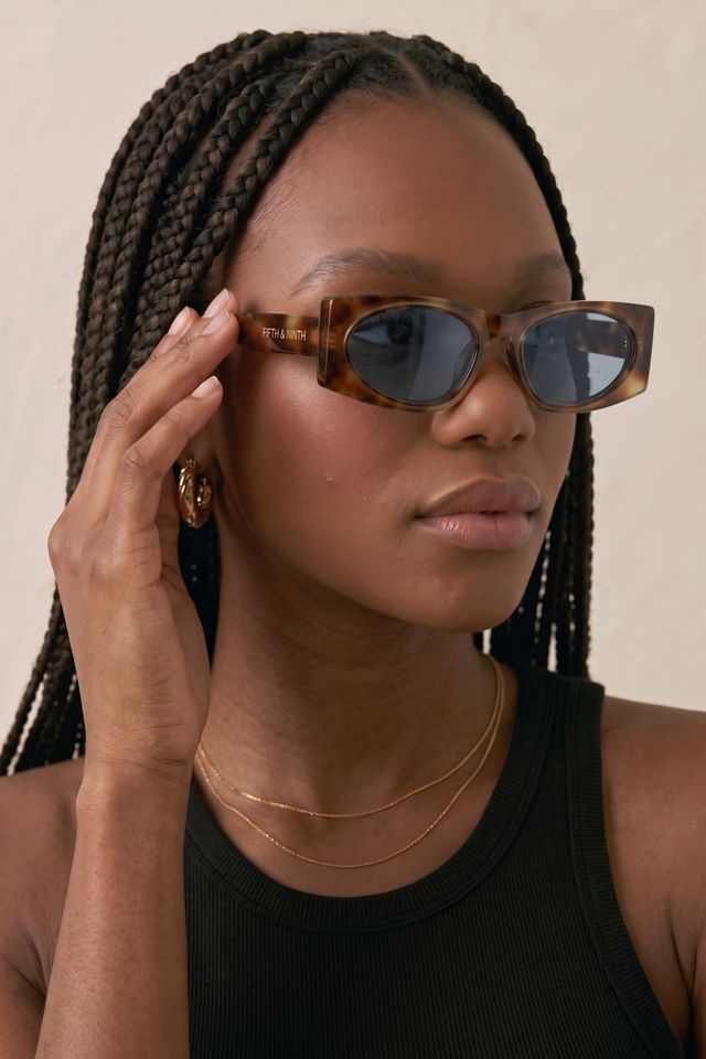 Fifth & Ninth Monaco Rectangle Polarized Sunglasses #2