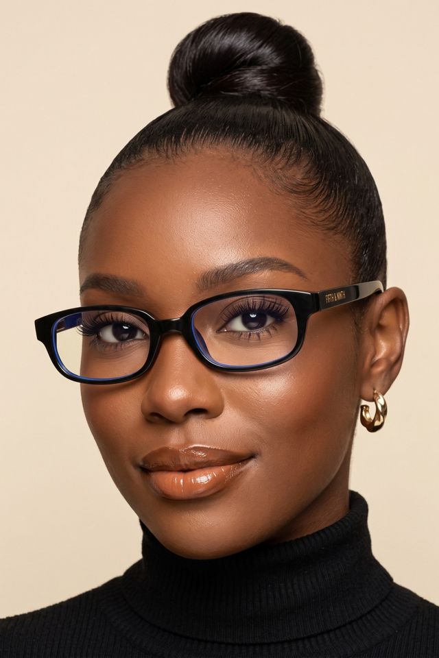 Fifth & Ninth Nita Rectangle Blue Light Blocking Glasses #4