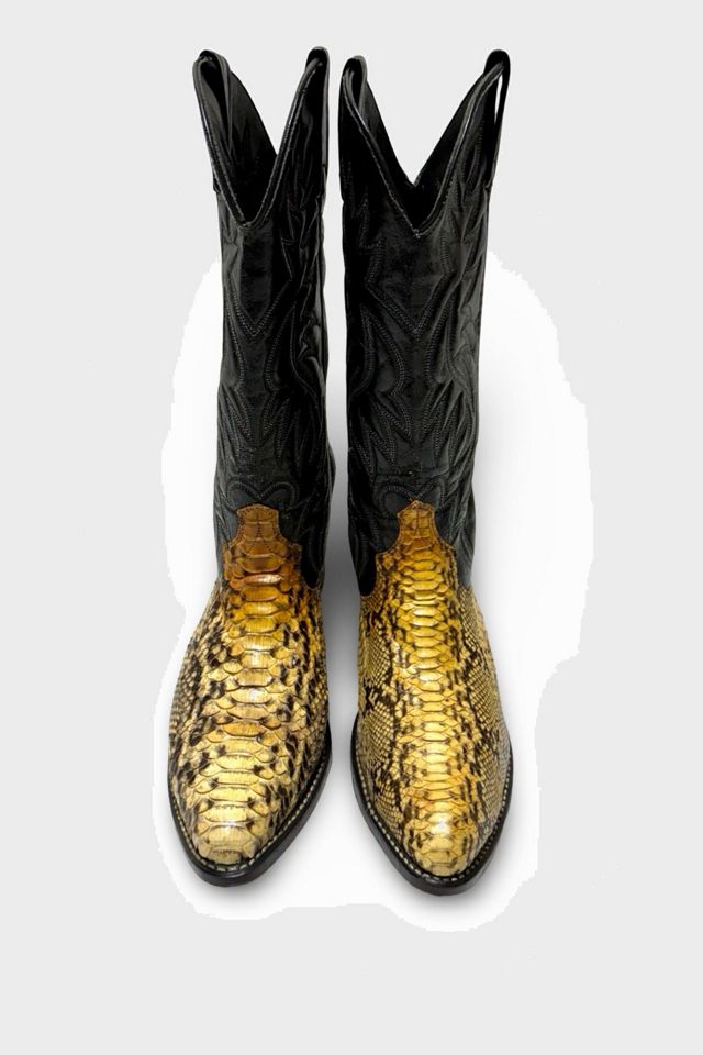 Vintage 1980's Leather Western Cowboy Boots #1